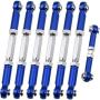 7-Pack Adjustable Aluminum Turnbuckles/Camber Link with Rod Ends Sets for Traxxas Slash 4X4/2WD 1/10 Upgrade Parts