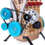 HMANE All Metal Car Inline Four Cylinder Engine Model Mini Assemble Engine Kit Education Toy for Adult
