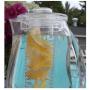 Prodyne Fruit Infusion Flavor Pitcher, 2.9 qt clear, 93 oz