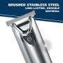 Wahl Stainless Steel Lithium Ion+ Beard and Nose Trimmer for Men, Hair Clippers, Detail Shaver, Rechargeable, All in One Mens Grooming Kit - Model 9818