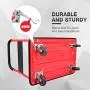 Push Cart Dolly by Wellmax, Moving Platform Hand Truck, Foldable for Easy Storage and 360 Degree Swivel Wheels with 660lb Weight Capacity, Red Color Push Cart Dolly by Wellmax, Moving Platform Hand Truck, Foldable for Easy Storage and 360 Degree Swivel Wheels with 660lb Weight Capacity, Red Color