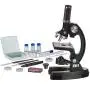 AMSCOPE-KIDS M30-ABS-KT1 Beginner Microscope Kit, LED and Mirror Illumination, 120x - 1200x Six Magnifications, Metal Frame and Base, Includes 48-Piece Accessory Set and Case,Black AMSCOPE-KIDS M30-ABS-KT1 Beginner Microscope Kit, LED and Mirror Illumination, 120x - 1200x Six Magnifications, Metal Frame and Base, Includes 48-Piece Accessory Set and Case,Black