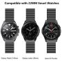 Valkit Compatible Samsung Galaxy Watch 3 45mm/Galaxy Watch 46mm Bands, 22mm Link Bracelet for Men Women Stainless Steel Wrist Band Metal Strap for Galaxy Watch 3 45mm/Gear S3 Frontier, Black