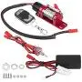 RC Metal Winch,1/10 Scale RC Model Vehicle Crawler Metal Winch With Remote Controller Car Accessory