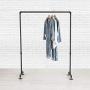 Industrial Pipe Clothing Garment Rack by William Roberts Vintage