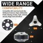 Heavy Duty 285753A Direct Drive Motor Coupling Kit with METAL Core Replacement Part by Blue Stars - Exact Fit for Whirlpool & Kenmore Washers - Enhanced Durability and Support Heavy Duty