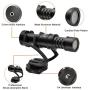 Comica CVM-VM10II Full Metal Compact On Camera Cardioid Directional Mini Shotgun Video Microphone for Smartphone iPhone,Huawei,DJI Osmo,SonyA9/A7RII/A7RSII,GH4/ GH5, and DSLR Camera(Black)