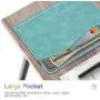 Fintie Case for iPad Air 4 10.9 Inch 2020 with Pencil Holder, Multi-Angle Viewing Cover [Supports Pencil 2nd Gen Charging] with Pocket, Auto Sleep/Wake for iPad Air 4th Generation, Turquoise