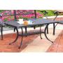 Crosley Furniture Sedona Solid-Cast Aluminum Outdoor Cocktail Table, Black