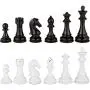 Minerva Black and White Extra Heavy Metal Chess Pieces with 4.5 Inch King and Extra Queens, Pieces Only, No Board Minerva Black and White Extra Heavy Metal Chess Pieces with 4.5 Inch King and Extra Queens, Pieces Only, No Board