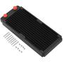 Universal Copper Radiator Heat Sink, Water Liquid Cooling Heat Exchanger for Computer Water Cooling, Beauty Equipment, Industrial Equipment (240mm)