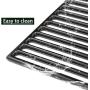 Hongso Porcelain Coated Cast Iron Cooking Grid Grates Replacement for Charbroil 463250210, 463250211, 463250212, 463251413, 463251414, 466251413; Thermos 461633514,PCF123 2 Set