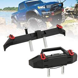 Metal Front and Rear Bumper Spare Tire Frame Parts Accessory Fit for SCX10 TRX4 D90 1/10 RC Car