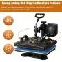 Weanas Heat Press Machine 12'' X 15'' Professional Swing Away Heat Transfer 5 in 1 Digital Sublimation for T-Shirt/Mug/Hat Plate/Cap Weanas Heat Press Machine 12'' X 15'' Professional Swing Away Heat Transfer 5 in 1 Digital Sublimation for T-Shirt/Mug/Hat Plate/Cap