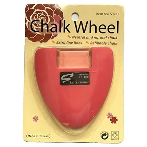 YEQIN Chalk Wheel Fabric Marker Tailors Chalk DIY Sewing Parts (Red) YEQIN Chalk Wheel Fabric Marker Tailors Chalk DIY Sewing Parts (Red)