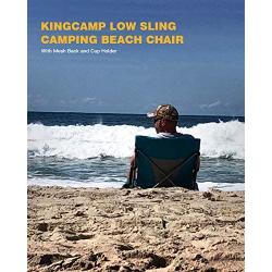 KingCamp Camping High Back Beach Chair Camping Concert Folding Chair