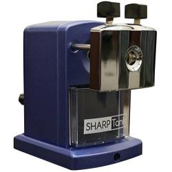 SharpTank - Portable Pencil Sharpener (Metallic Plum) - Compact & Quiet Classroom Sharpener That Gets Straight to The Point!