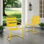 Crosley Furniture CO1030-YE Brighton Retro Metal Chair, Set of 2, Yellow Crosley Furniture CO1030-YE Brighton Retro Metal Chair, Set of 2, Yellow