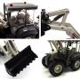 EMART Alloy Diecast Toy Digger and Excavator Truck Model 1:50 4-Wheel Multi-Function Excavator Metal Engineering Vehicle Car Collection Toys for Kids