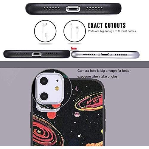 LuGeKe Mountain Phone Case for iPhone 6/iPhone 6s,Space Planets Patterned Case Cover,Hard PC Back with TPU Bumper Protective Cover for Girls Boys Women Men(Lovers)