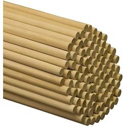 Dowel Rods Wood Sticks Wooden Dowel Rods – 1/2 x 48 Inch Unfinished Hardwood Sticks – for Crafts and DIYers – 100 Pieces by Woodpeckers