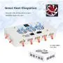 Roleadro LED Grow Light, 1200W 2nd Generation Plant Light Full Spectrum for Indoor Greenhouse Hydroponic Plants Veg and Flower