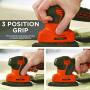 BLACK+DECKER Mouse Detail Sander, Compact Detail (BDEMS600)