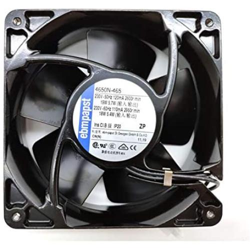 EBM PAPST Fan 4650N-465 120X120X38MM 230V ebmpapst All-Metal High Temperature Resistance Cabinet Cooling Fan