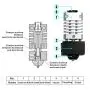 Basic Edition All Metal Hotend Kit for Creality CR-10 / Ender-3 Series Printers