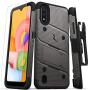 ZIZO Bolt Series Galaxy A01 Case - Gun Metal Gray & Black