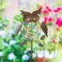 TAKE ME Garden Solar Lights Outdoor,Solar Powered Stake Lights - Metal OWL LED Decorative Garden Lights for Walkway,Pathway,Yard,Lawn (Bronze) TAKE ME Garden Solar Lights Outdoor,Solar Powered Stake Lights - Metal OWL LED Decorative Garden Lights for Walkway,Pathway,Yard,Lawn (Bronze)