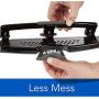 Swingline 3 Hole Punch, Desktop Hole Puncher 3 Ring, SmartTouch Metal Paper Punch, Home Office Supplies, Portable Desk Accessories, 20 Sheet Punch Capacity, Low Force, Black/Gray (74133) - (New)
