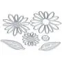 Punching Sheets New Flower Heart Metal Cutting Dies Stencils DIY Scrapbooking Album Paper Card Stamping Parts Kitchen Household Living Crafting Sewing Sewing Scrapbooking (A)