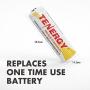 Tenergy AA Rechargeable Battery NiCd 1000mAh 1.2V Battery Pack for Solar Lights, Garden Lights, 12-Pack