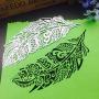 Feather Leaf Metal Die Cuts, Cutting Dies Cut Stencils for DIY Scrapbooking Photo Album Decorative Embossing Paper Dies for Card Making Template