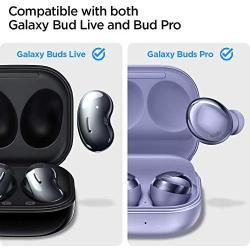 Spigen Rugged Armor Designed for Galaxy Buds Pro Case / Galaxy Buds Live Case Cover - Matte Black