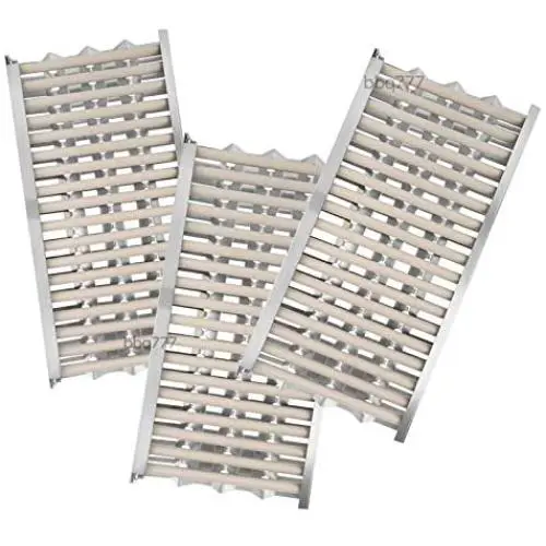 soldbbq 3-Pack Replacement Complete Kit - 18 5/8'' x 9 7/8'' Radiant Tray & Ceramic Rod for DCS Gas Grill Modles BGA36, BGA48, BGB36, and BGB48,Etc
