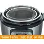 Top Rated Hatrigo Steamer Basket for Pressure Cooker Accessories 6qt [3qt 8qt avail] Compatible with Instant Pot Accessories 6 qt only, Ninja Foodi, Other Pressure Cookers, Silicone Handle, IP 6 Quart