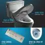 TOTO SW2044#01 C200 Electronic Bidet Toilet Cleansing Water, Heated Seat, Deodorizer, Warm Air Dryer, and PREMIST, Elongated, Cotton White TOTO SW2044#01 C200 Electronic Bidet Toilet Cleansing Water, Heated Seat, Deodorizer, Warm Air Dryer, and PREMIST, Elongated, Cotton White
