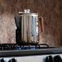 Eurolux Percolator Coffee Maker Pot - 9 Cups | Durable Stainless Steel Material | Brew Coffee On Fire, Grill or Stovetop | No Electricity, No Bad Plastic Taste | Ideal for Home, Camping & Travel