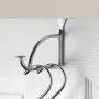 Spectrum Diversified Hanger Holder & Hook, Extender Over-the-Door Closet, Bedroom & Laundry Room, Hanging Clothes Drying Rack, Chrome Spectrum Diversified Hanger Holder & Hook, Extender Over-the-Door Closet, Bedroom & Laundry Room, Hanging Clothes Drying Rack, Chrome