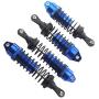 Mirthobby 4PCS Aluminum Alloy Front & Rear Shock Absorber Dampers Assembled Upgrade Parts for Traxxas 1/10 Slash 4X4 4WD HQ727 Short Truck Model Car