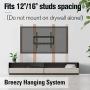Mounting Dream TV Wall Mounts Tilting Bracket for 26-55 Inch LED, LCD TVs up to VESA 400 x 400mm and 88 LBS Loading Capacity, TV Mount with Unique Strap Design for Easily Lock and Release MD2268-MK
