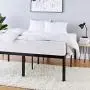 Amazon Basics Heavy Duty Non-Slip Bed Frame with Steel Slats, Easy Assembly - 18''H, (King) Amazon Basics Heavy Duty Non-Slip Bed Frame with Steel Slats, Easy Assembly - 18''H, (King)