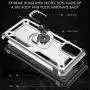 UNKNOK Galaxy A51 5G Case, [Not Fit A51 4G], [Military Grade ] 15ft Drop Tested Shockproof Protective, Metal Rotating Ring Kickstand Magnetic Support Cover for Samsung Galaxy A51 5G Phone (Silver)