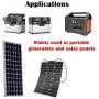 iGreely Connector Solar Panel Cable Kits for Goal Zero Yeti, Suaoki, Renogy Portable Solar Generator Power Station 10AWG 60cm/2ft iGreely Connector Solar Panel Cable Kits for Goal Zero Yeti, Suaoki, Renogy Portable Solar Generator Power Station 10AWG 60cm/2ft
