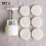 14 Pieces Bath Bomb molds Set - Bubble Bath Bombs Making DIY kit Girls – 2 Packs 12 Stamps