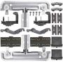 Upgraded 20 PCS W10712395 Dishwasher Upper Rack Adjuster Metal Kit & Compatible with kenmore whirlpool kitchen aid,Dishwasher Parts Replacement for W10250159 W10350375 AP5957560 W10712395VP