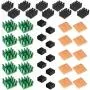 Easycargo 30pcs Raspberry Pi Heatsink Kit Aluminum + Copper + 3M 8810 Thermal Conductive Adhesive Tape for Cooling Cooler Raspberry Pi 4, 3B+, 3B, Pi 2, Pi Model B+ (Green (30pcs)) Easycargo 30pcs Raspberry Pi Heatsink Kit Aluminum + Copper + 3M 8810 Thermal Conductive Adhesive Tape for Cooling Cooler Raspberry Pi 4, 3B+, 3B, Pi 2, Pi Model B+ (Green (30pcs))