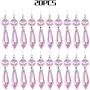 20 Pieces Chandelier Icicle Crystal U-Drop Prisms Lamp Parts Glass Pendants Beads for Wedding, Party or Holiday Decoration, 37mm, Purple 20 Pieces Chandelier Icicle Crystal U-Drop Prisms Lamp Parts Glass Pendants Beads for Wedding, Party or Holiday Decoration, 37mm, Purple